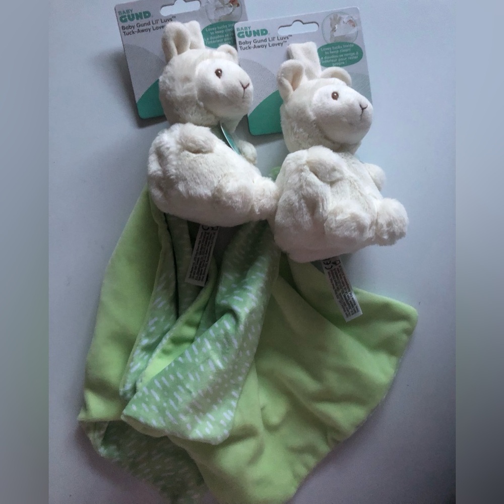2 Liam Llama loveys - Green and White